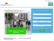 Tablet Screenshot of denmarkfriendsdate.com